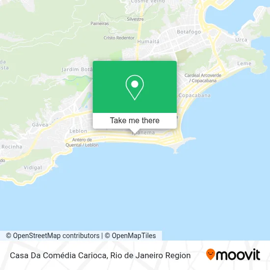 Casa Da Comédia Carioca map