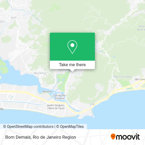 Bom Demais map