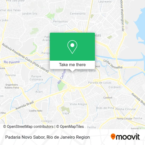Padaria Novo Sabor map