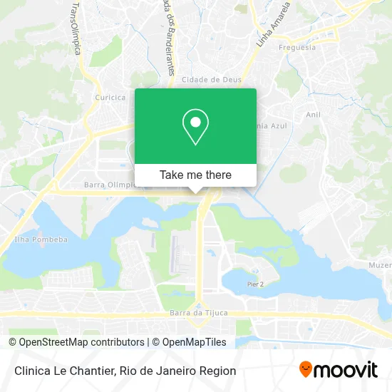 Clinica Le Chantier map