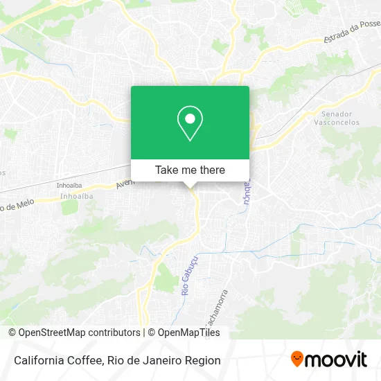 California Coffee map