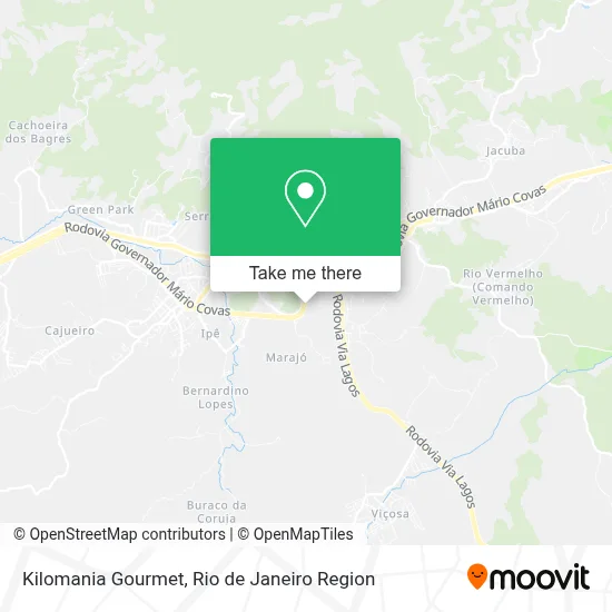 Kilomania Gourmet map