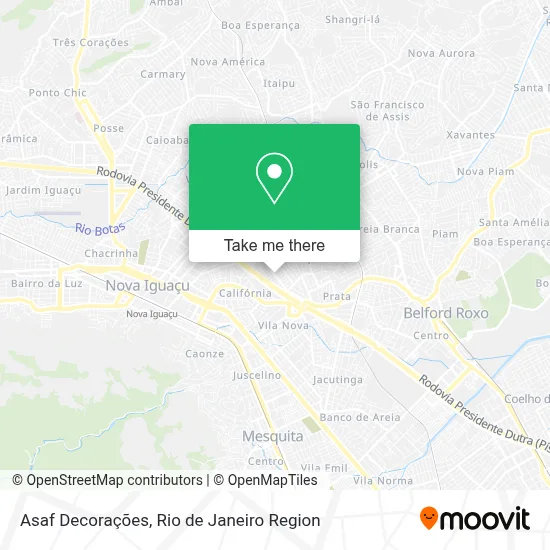 Asaf Decorações map