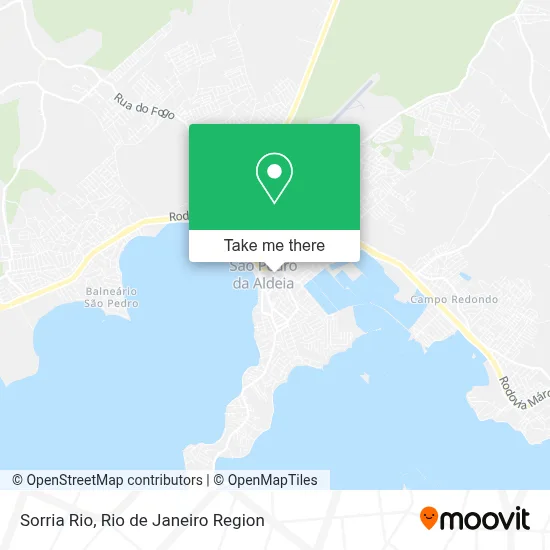 Sorria Rio map