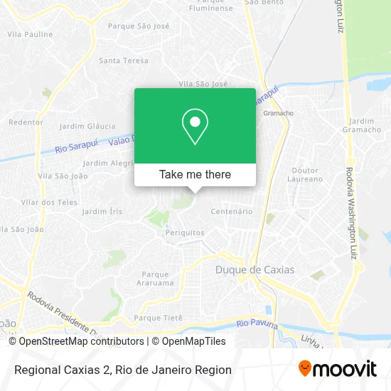 Regional Caxias 2 map