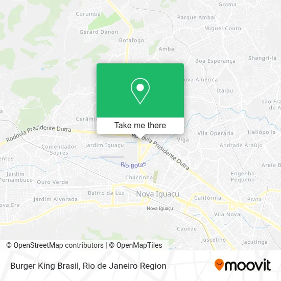 Burger King Brasil map