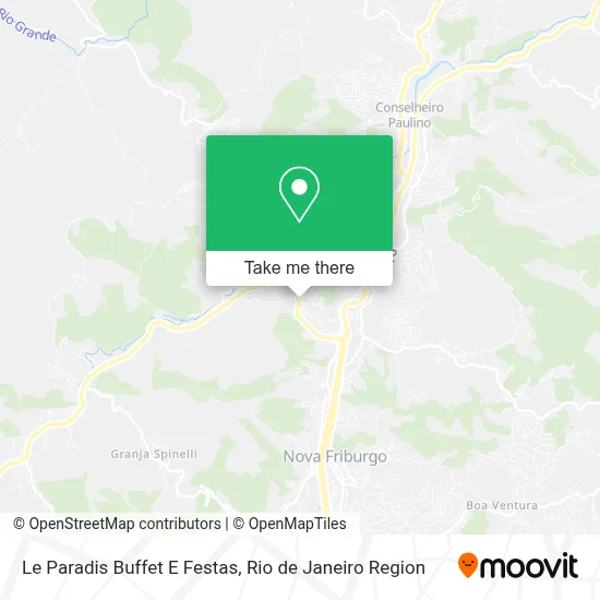 Le Paradis Buffet E Festas map