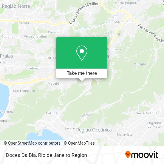 Doces Da Bia map