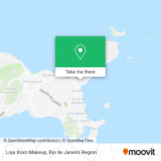 Loja Xoxo Makeup map