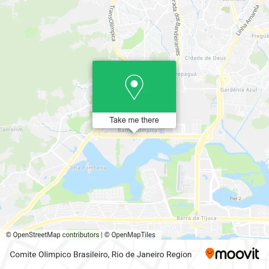 Comite Olimpico Brasileiro map