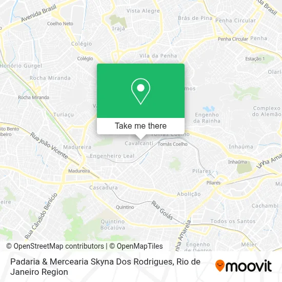 Padaria & Mercearia Skyna Dos Rodrigues map
