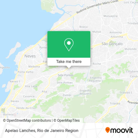 Apelao Lanches map