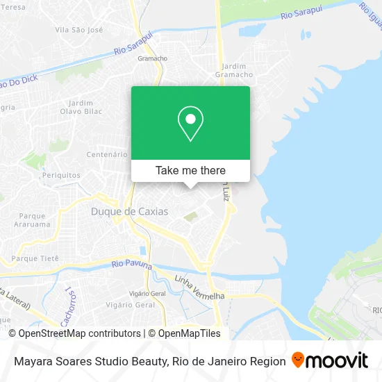 Mayara Soares Studio Beauty map
