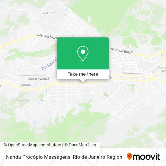Nanda Procópio Massagens map