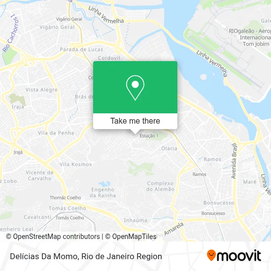Delícias Da Momo map