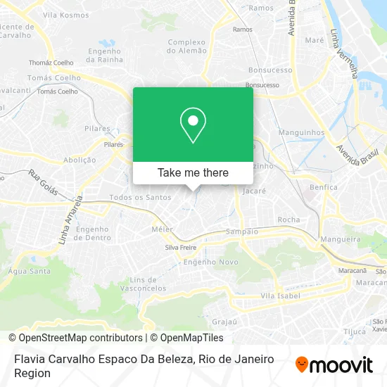 Flavia Carvalho Espaco Da Beleza map