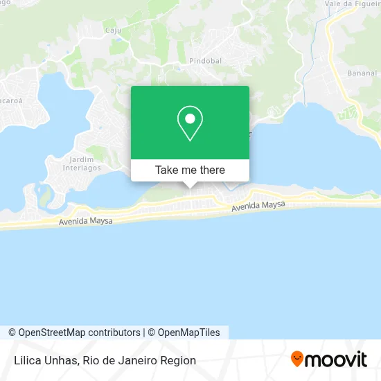 Lilica Unhas map