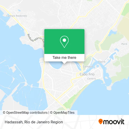 Hadassah map