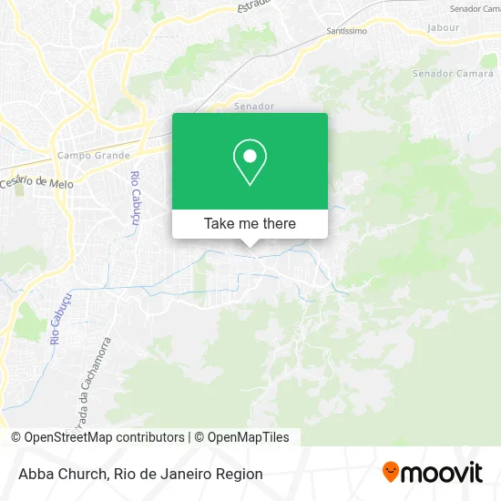 Abba Church map