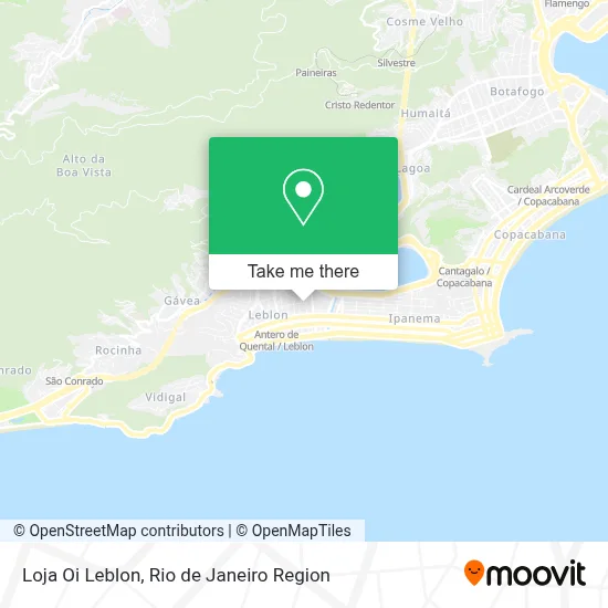 Loja Oi Leblon map