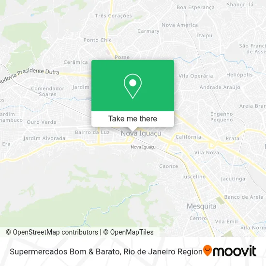 Supermercados Bom & Barato map