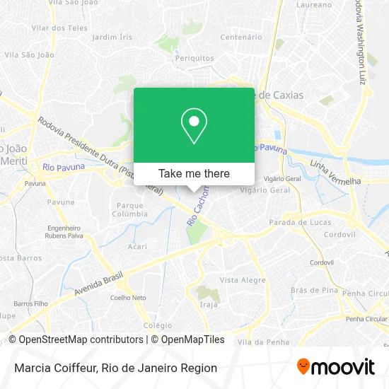 Marcia Coiffeur map