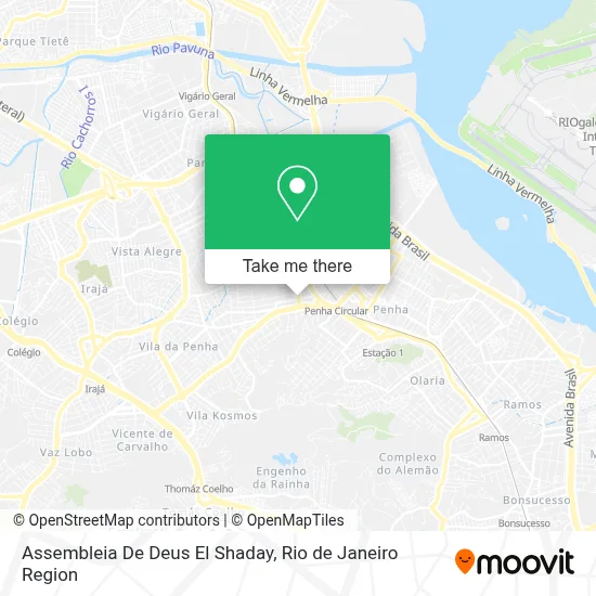 Assembleia De Deus El Shaday map