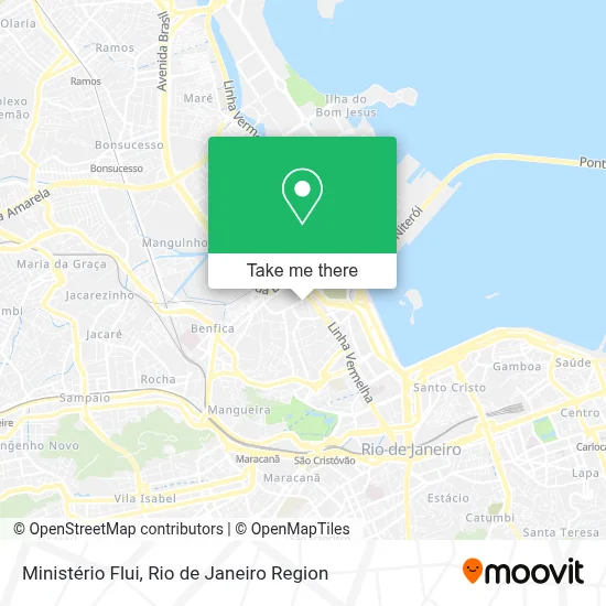 Ministério Flui map