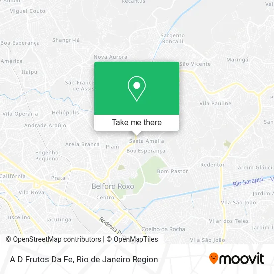 A D Frutos Da Fe map