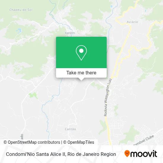 Condomi'Nio Santa Alice II map