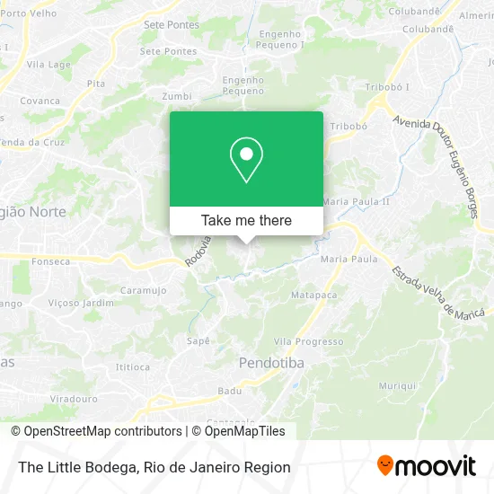 La Bodeguita map