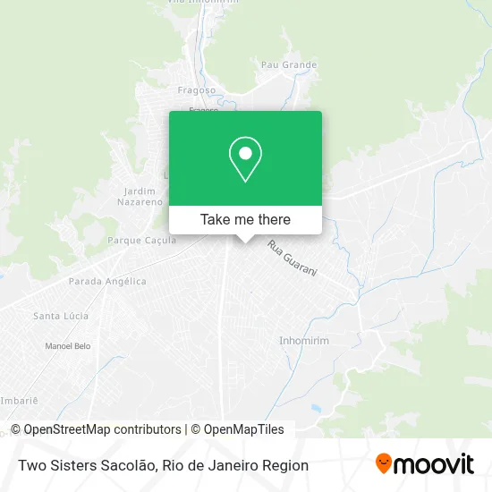 Two Sisters Sacolão map