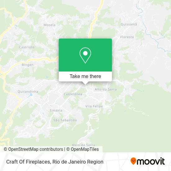 Craft Of Fireplaces map