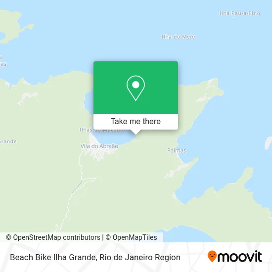 Beach Bike Ilha Grande map