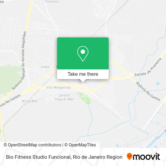 Bio Fitness Studio Funcional map