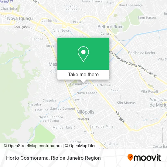 Horto Cosmorama map