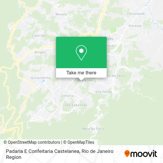 Padaria E Confeitaria Castelanea map