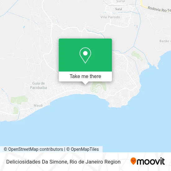 Deliciosidades Da Simone map