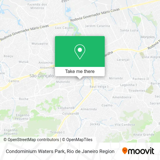 Condominium Waters Park map