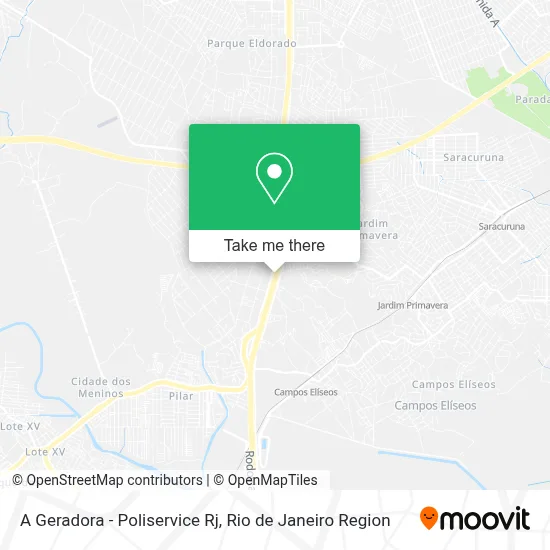 A Geradora - Poliservice Rj map