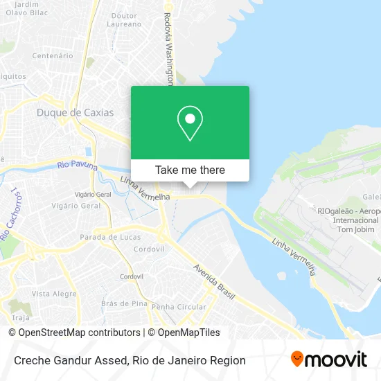 Creche Gandur Assed map