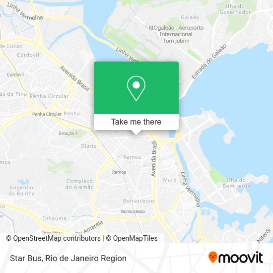 Star Bus map