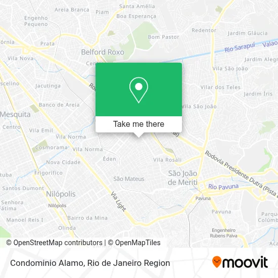 Condominio Alamo map