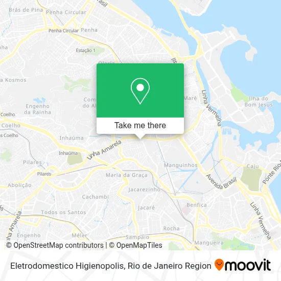 Eletrodomestico Higienopolis map