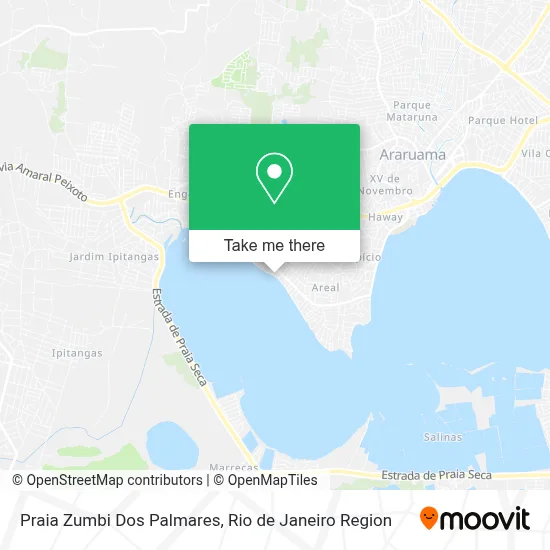 Praia Zumbi Dos Palmares map