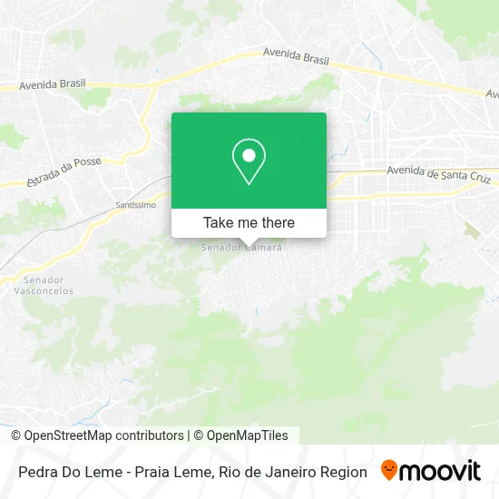 Pedra Do Leme - Praia Leme map