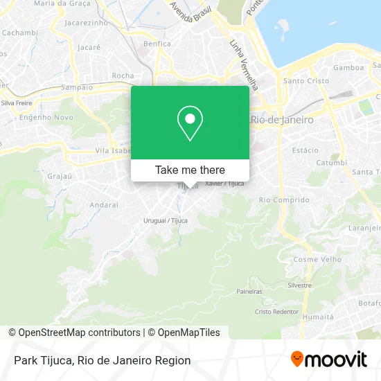 Park Tijuca map