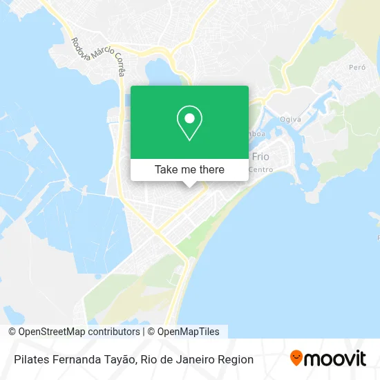 Pilates Fernanda Tayão map