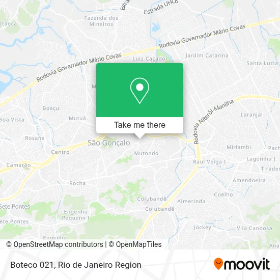 Boteco 021 map