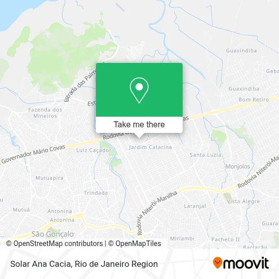 Solar Ana Cacia map